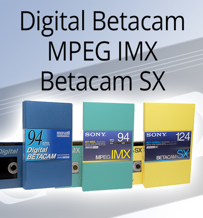 Convert Digital Betacam | MPEG IMX | Betacam SX | Reel-Transfers